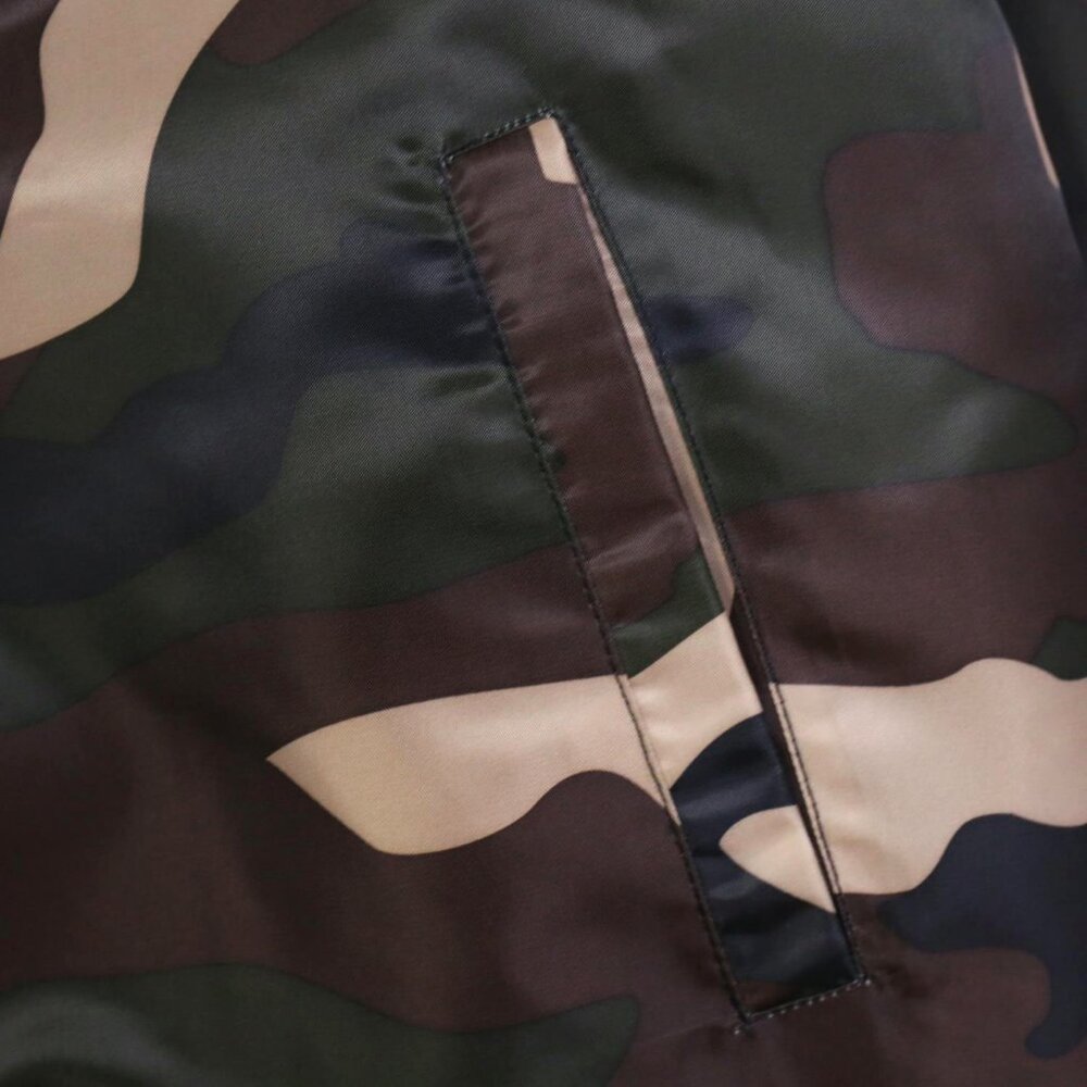 Men's Lightweight Camo Windbreaker Hooded Jacket Size XL - Picture 3 of 5